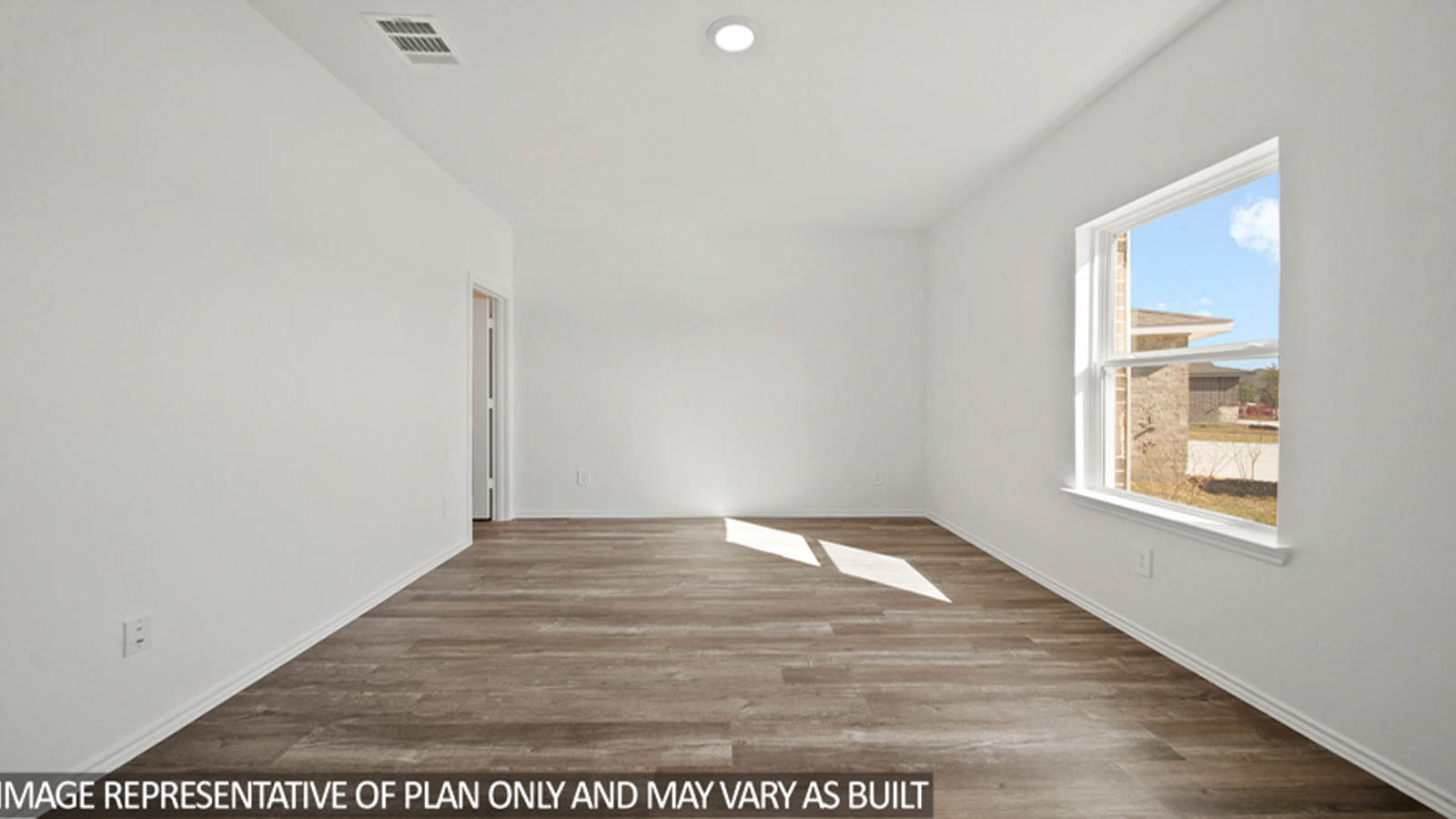 Dining area with vinyl flooring
