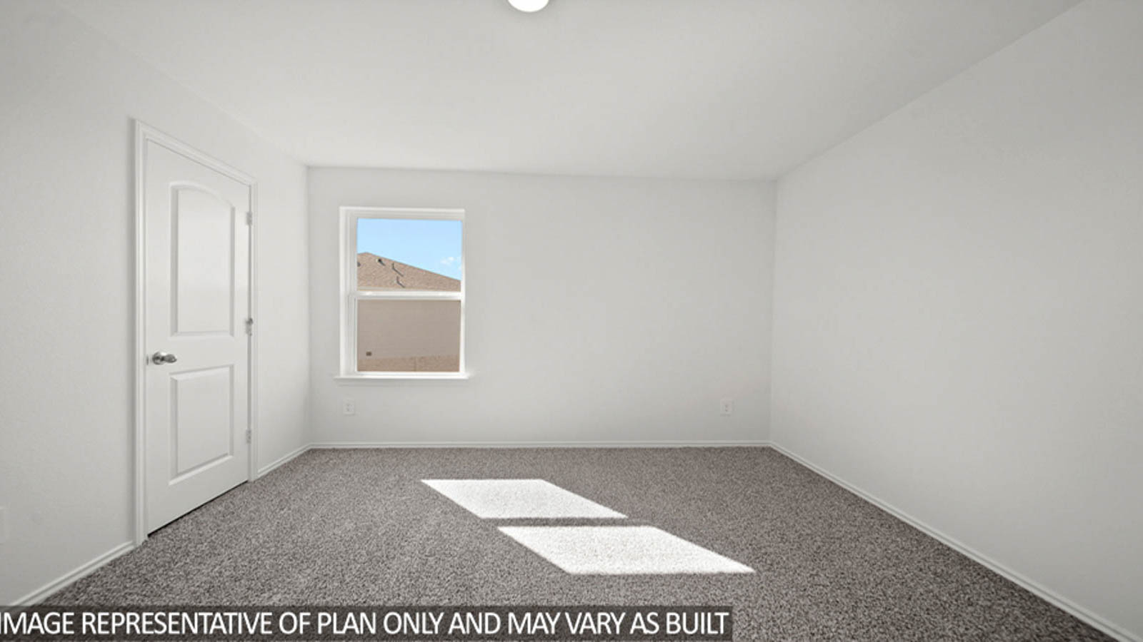 Secondary bedroom with bright window