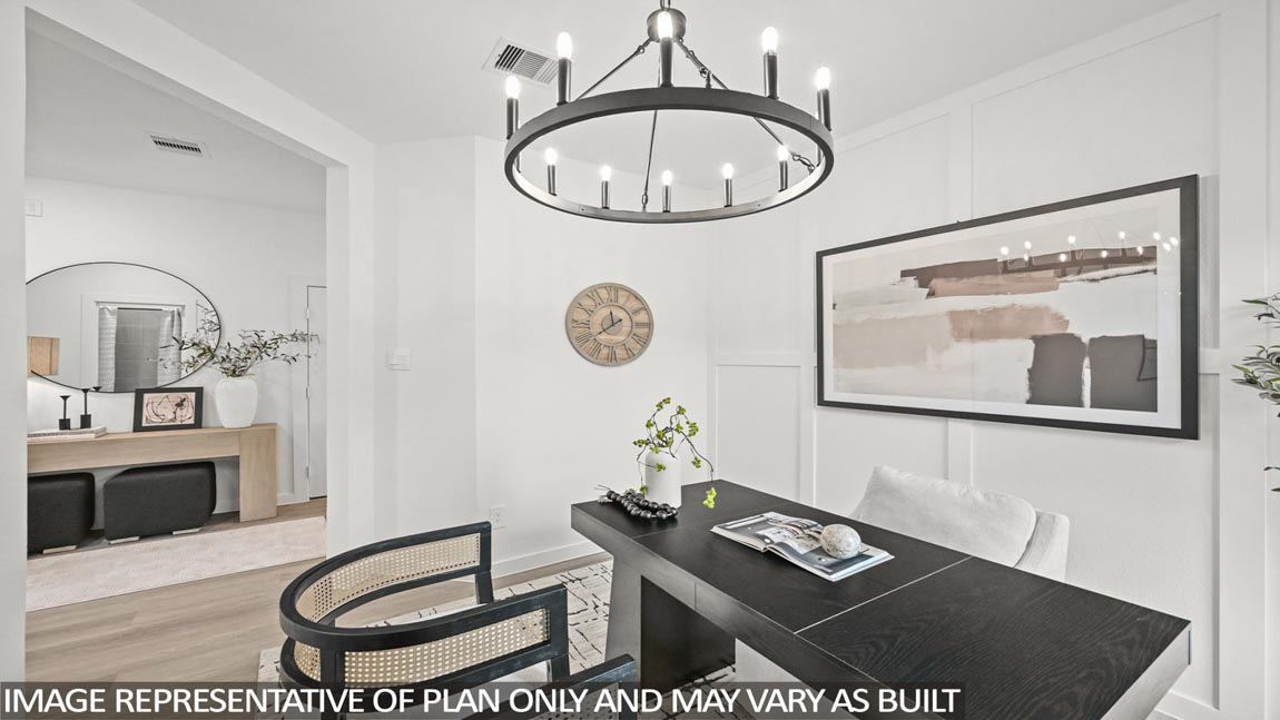 Study with vinyl flooring