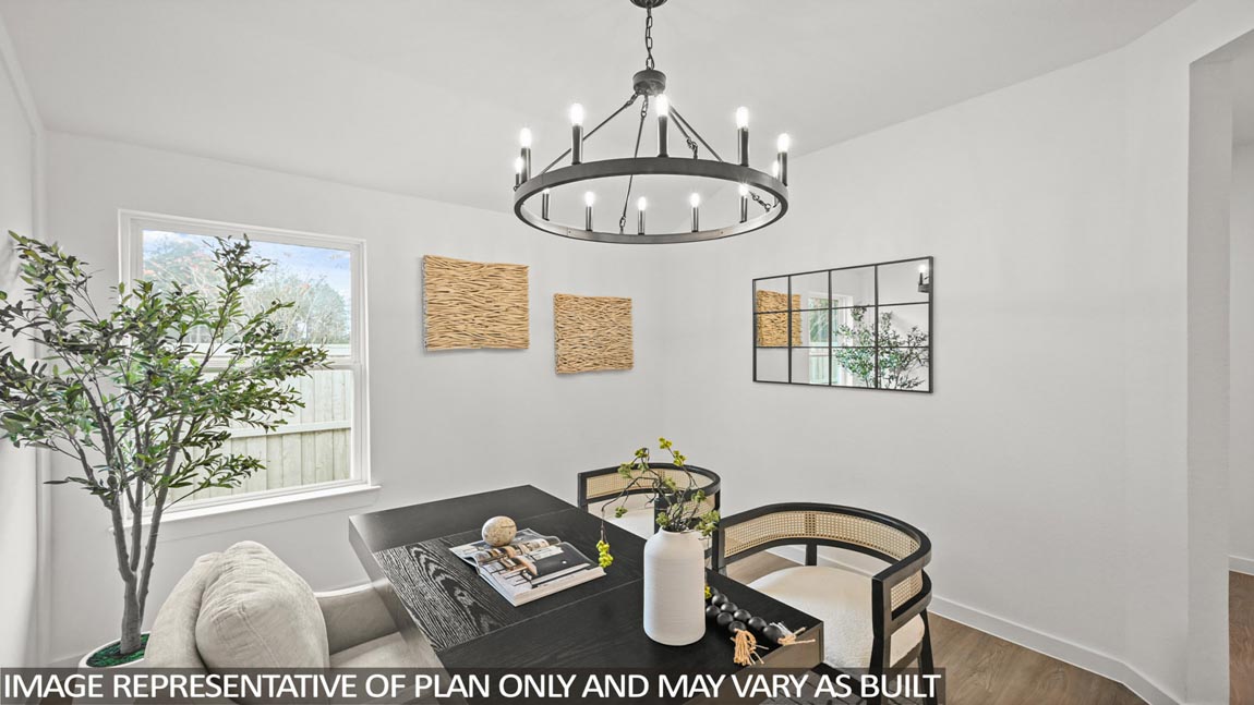 Study with vinyl flooring