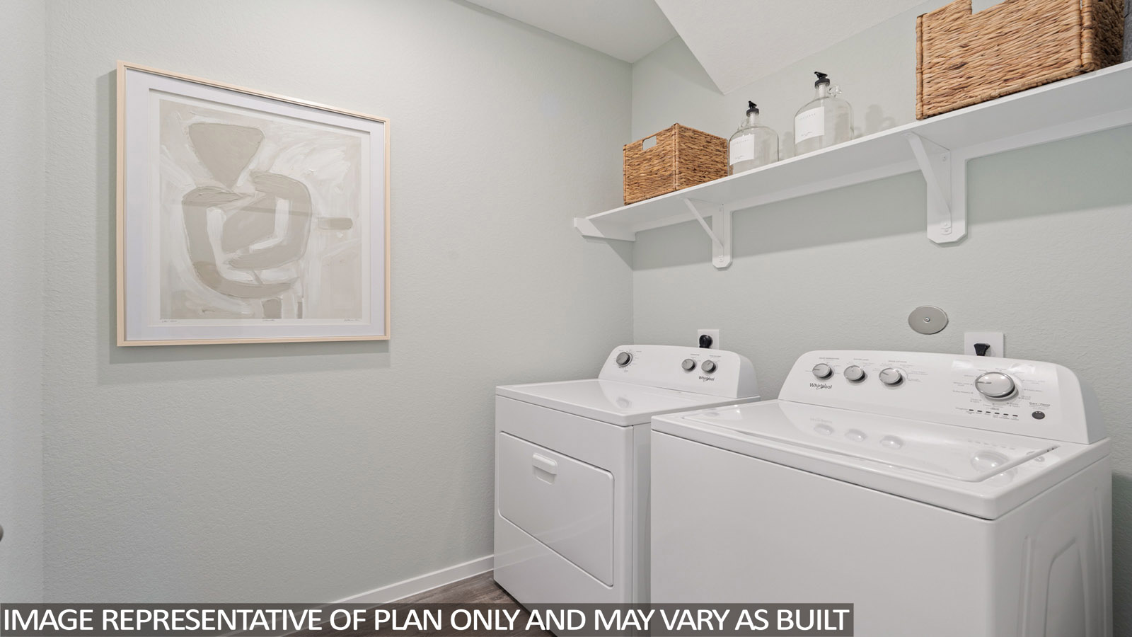 Utility room with storage