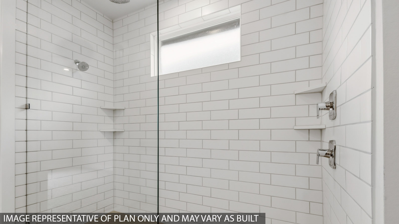 Primary bathroom with double sinks