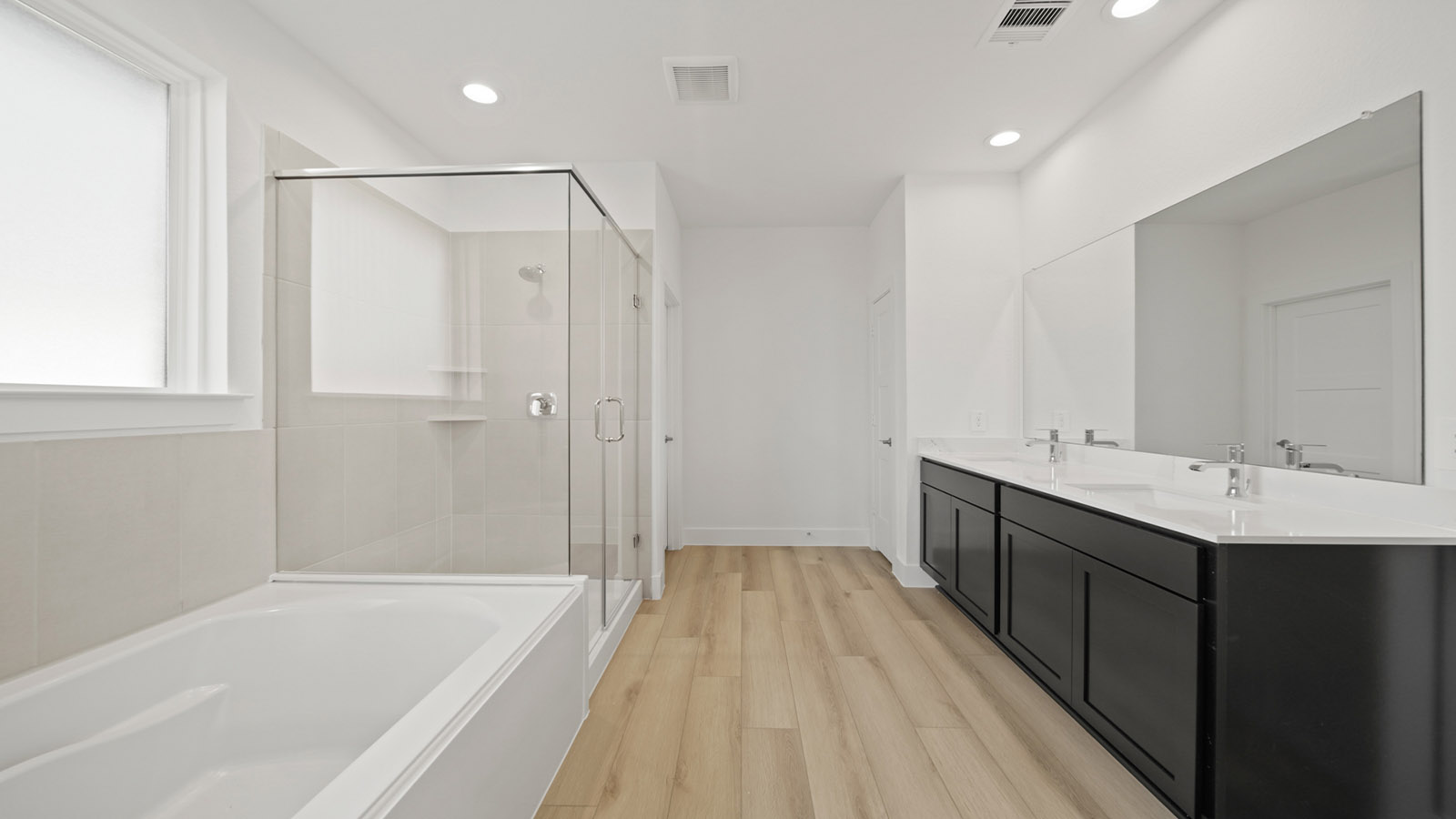 Primary bathroom with stand-alone shower
