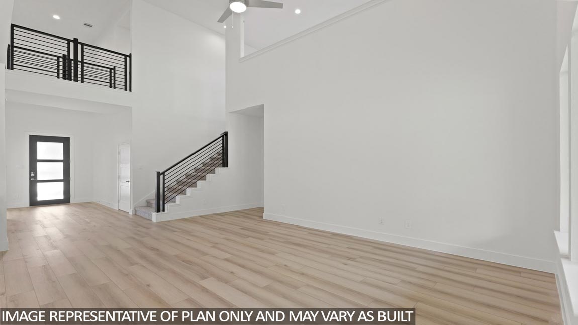 Open concept living, dining, and kitchen area