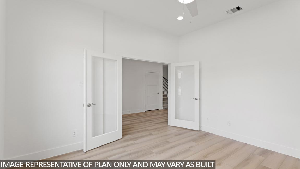Study with vinyl flooring