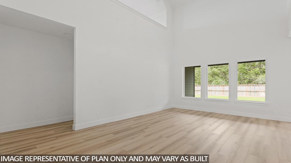 Open concept living, dining, and kitchen area