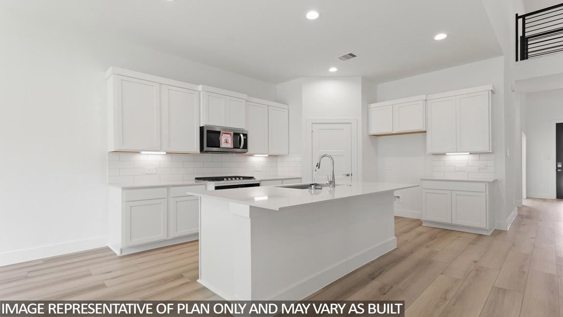 Open concept living, dining, and kitchen area