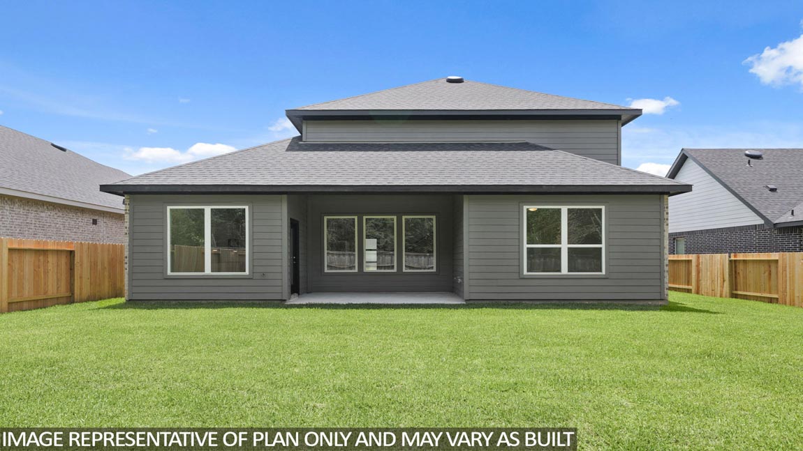 Fully Landscaped backyard