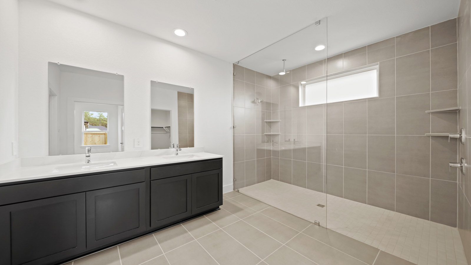 Primary bathroom with stand-alone shower