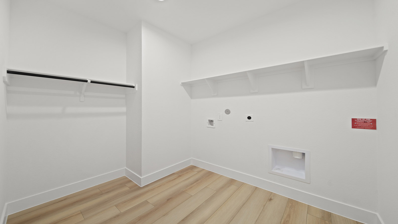 Utility room with storage