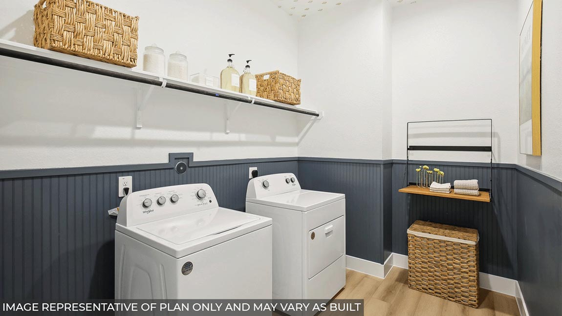 Utility room with storage