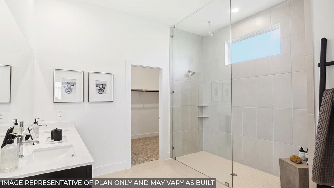 Primary bathroom with super shower