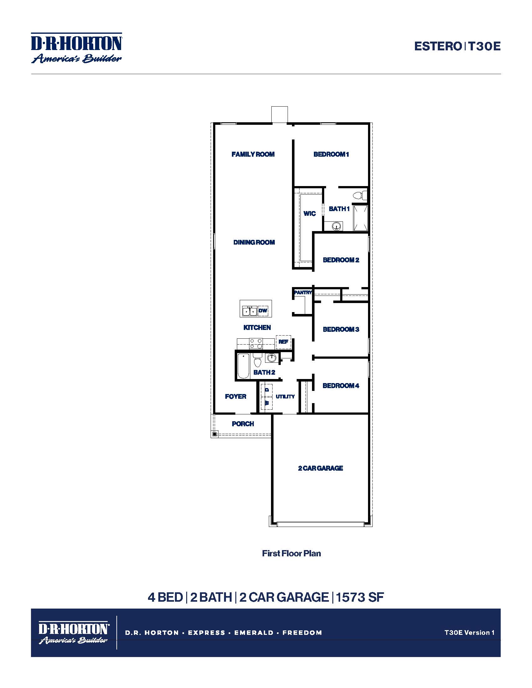 T30E/Estero Floor Plan