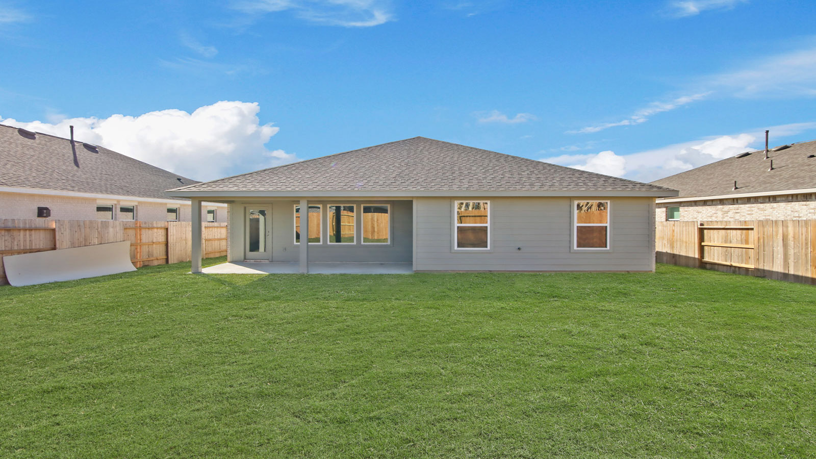 Fully Landscaped backyard