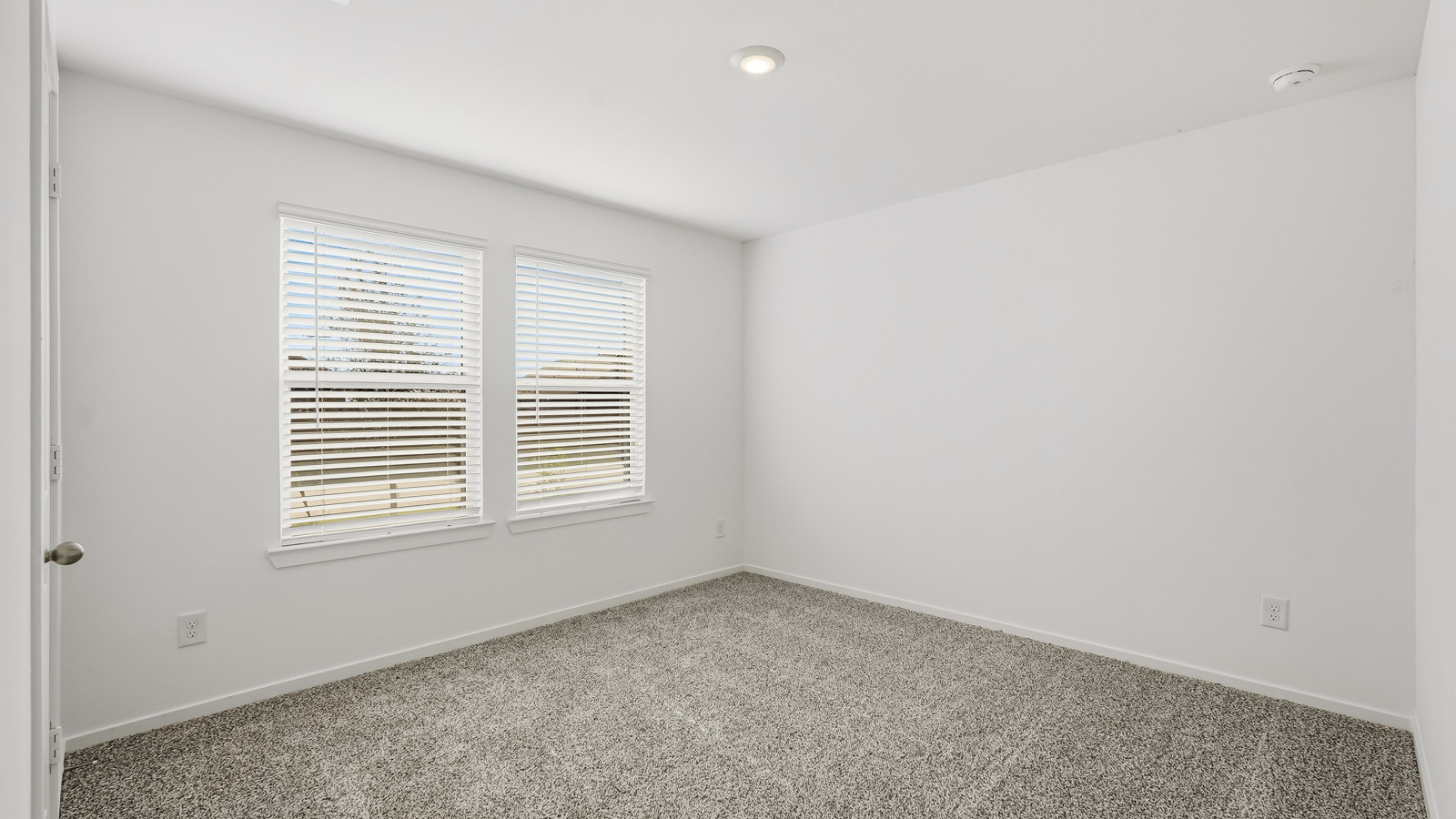 secondary bedroom with carpet flooring