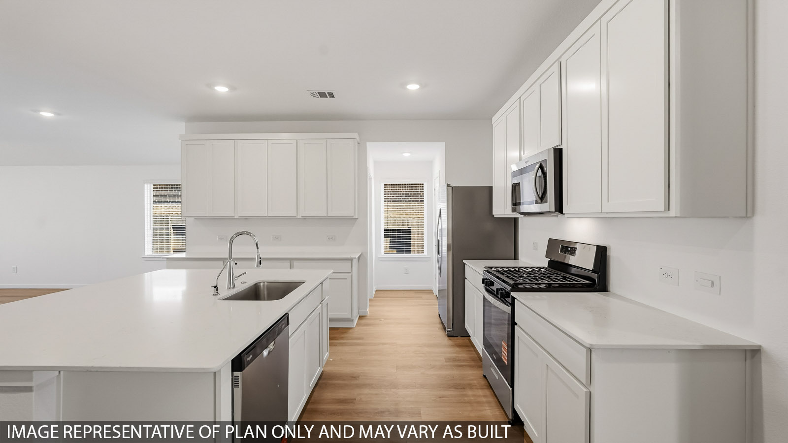 kitchen with island