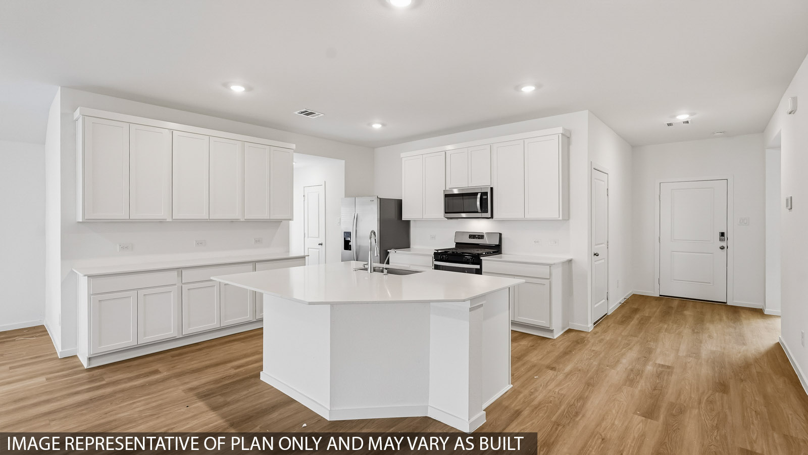 kitchen with island