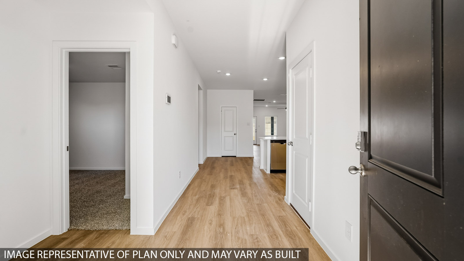 entry with vinyl flooring
