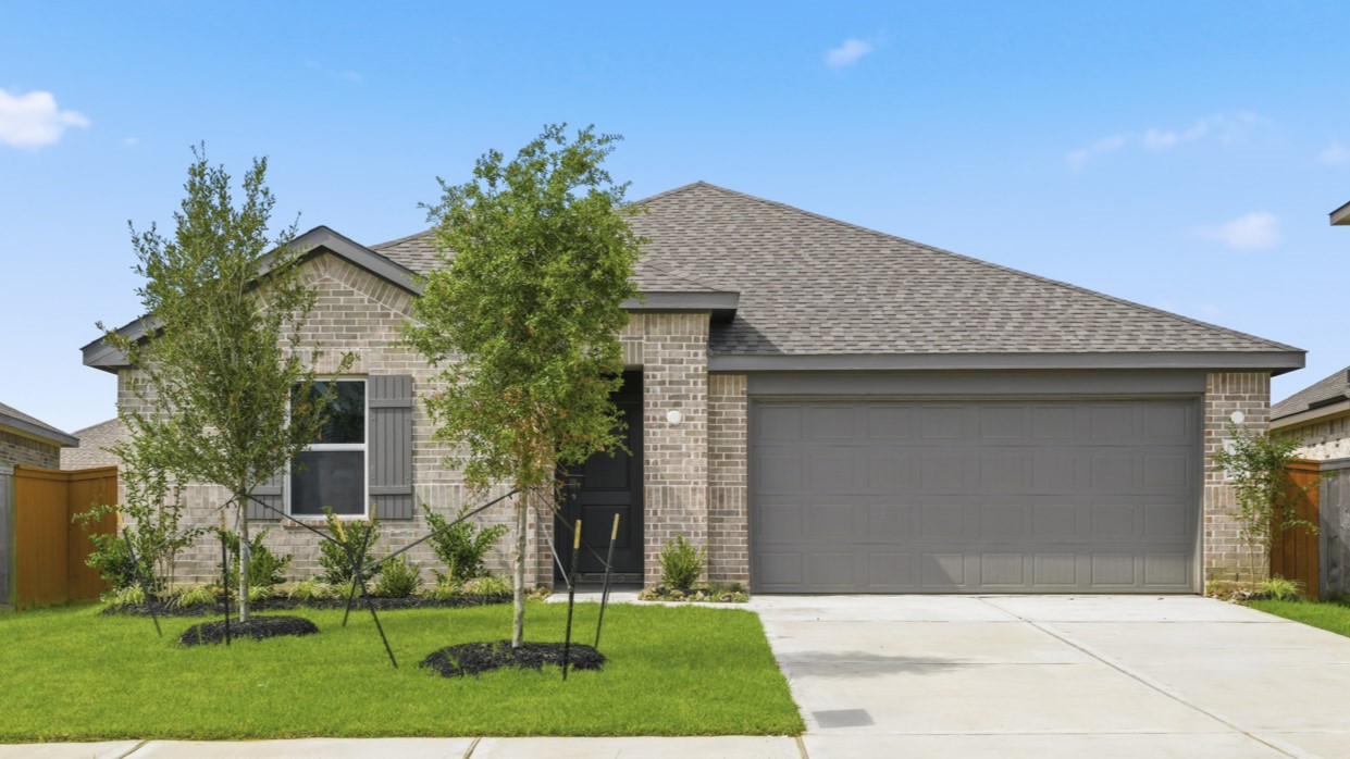 This home — photograph published by the builder