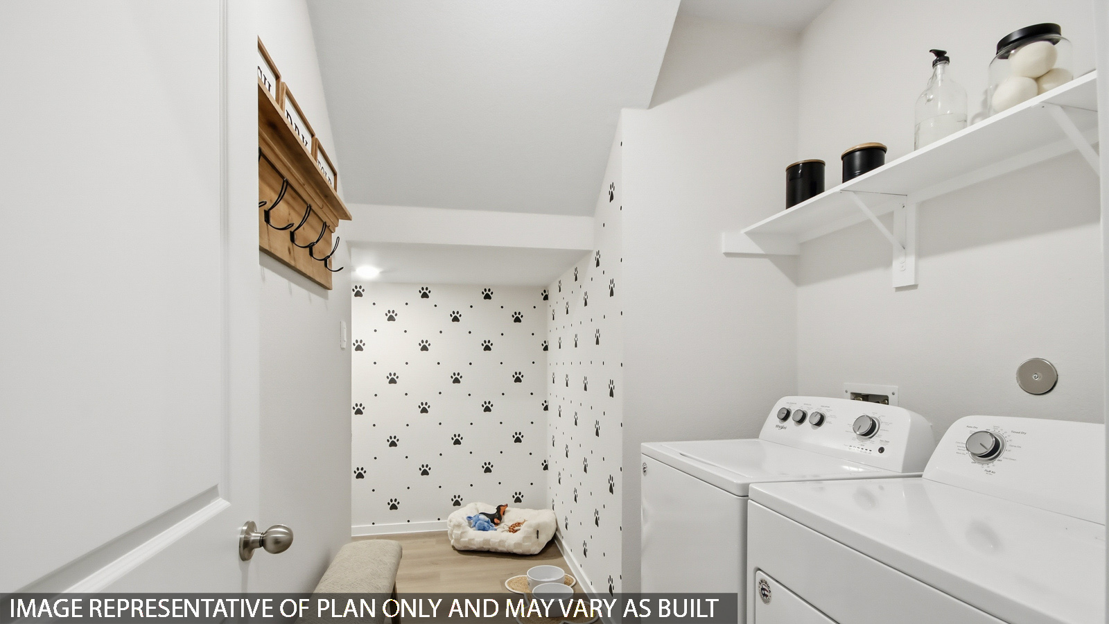 Utility room with storage