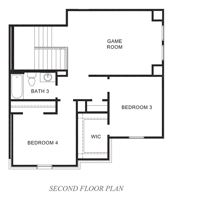 E40N Second Story Floor Plan