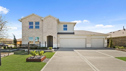Two story model home