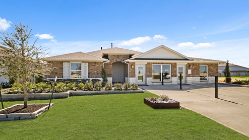 One story model home