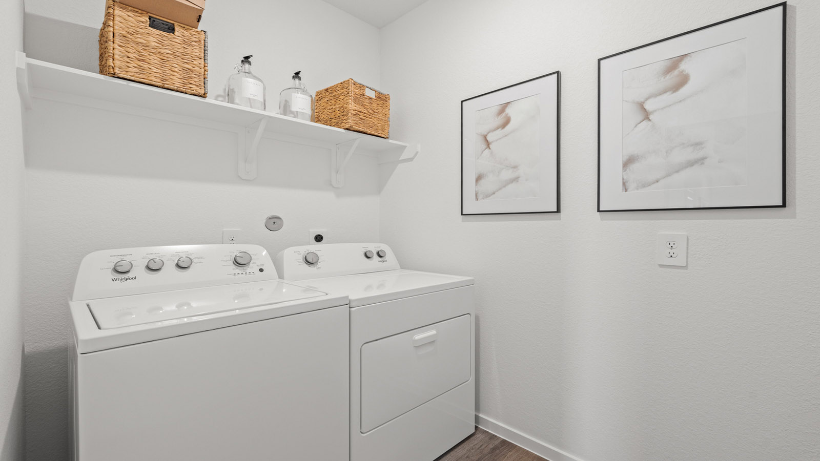Utility room with storage