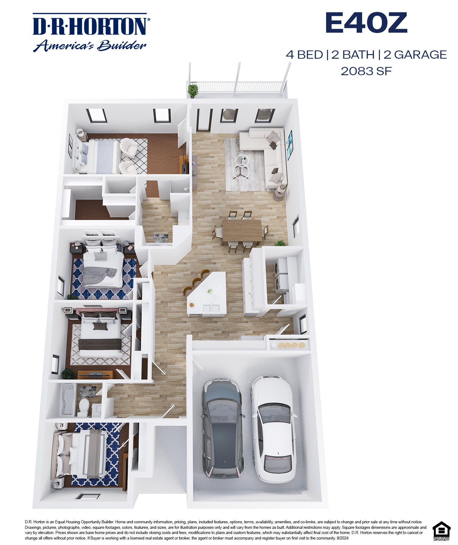 E40Z/Zion Floor Plan Rendering