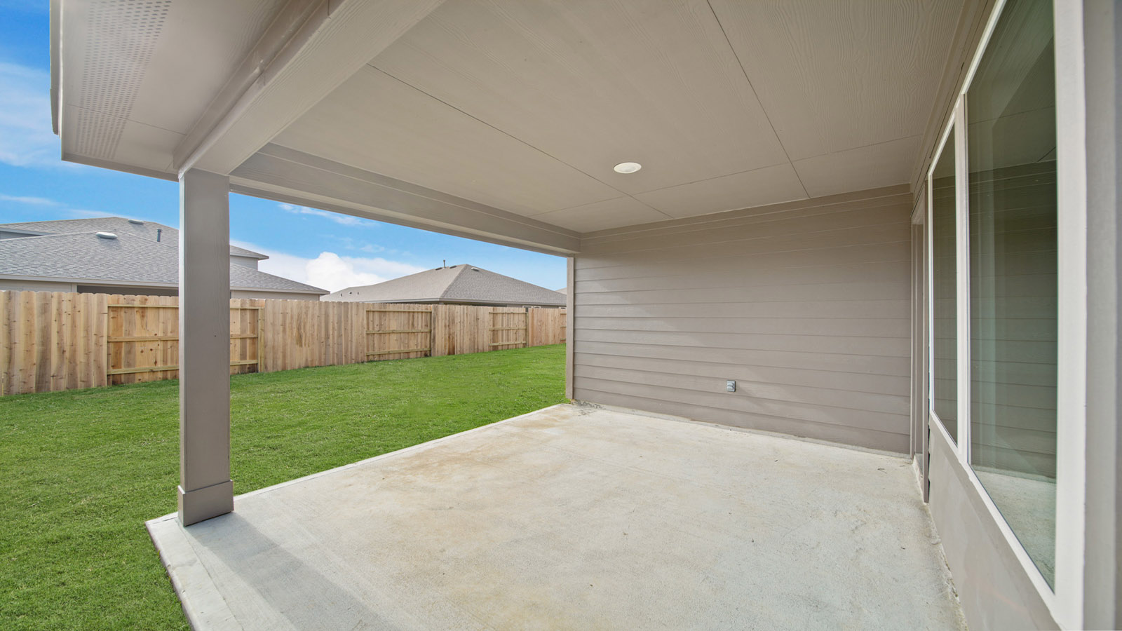 Fully Landscaped backyard