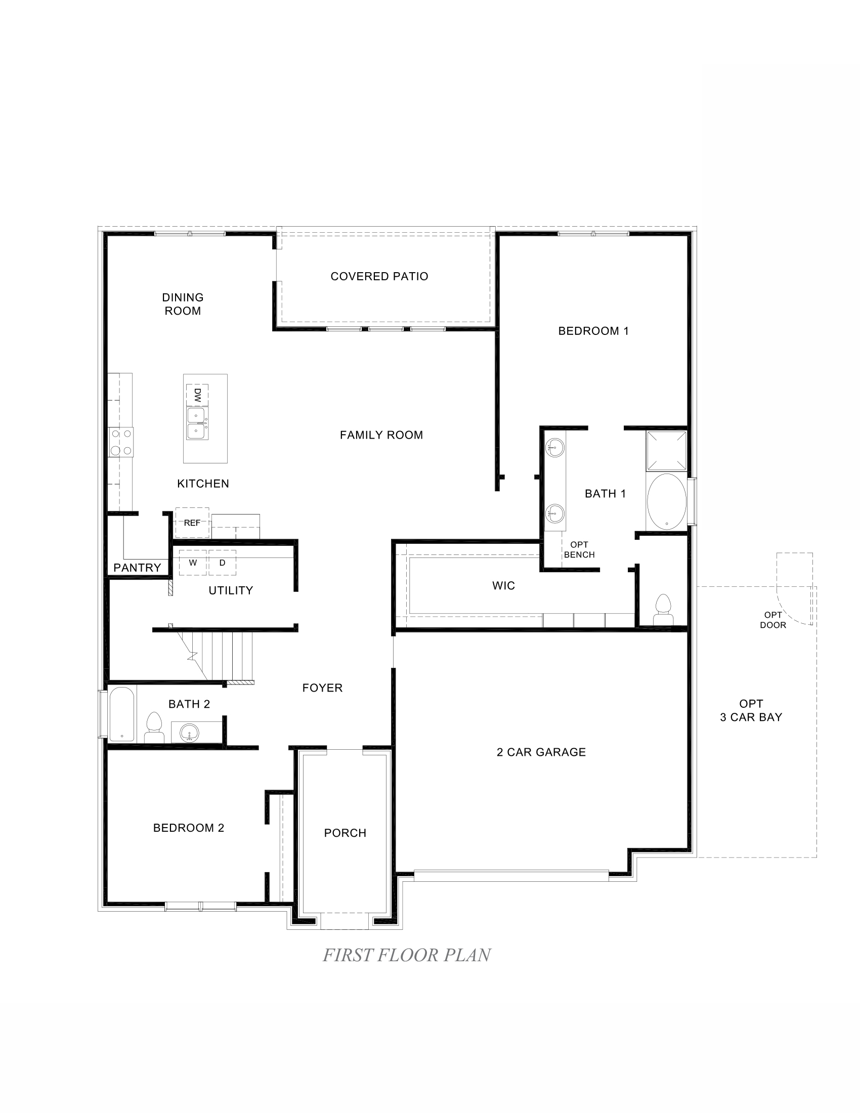 2803 First-Story Floor Plan