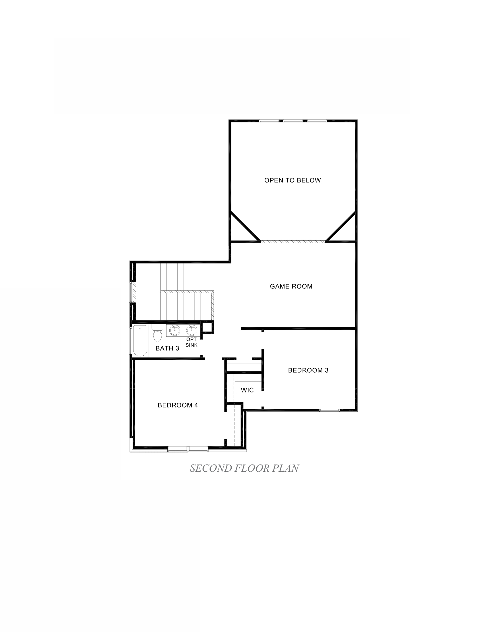 2803 Second-Story Floor Plan