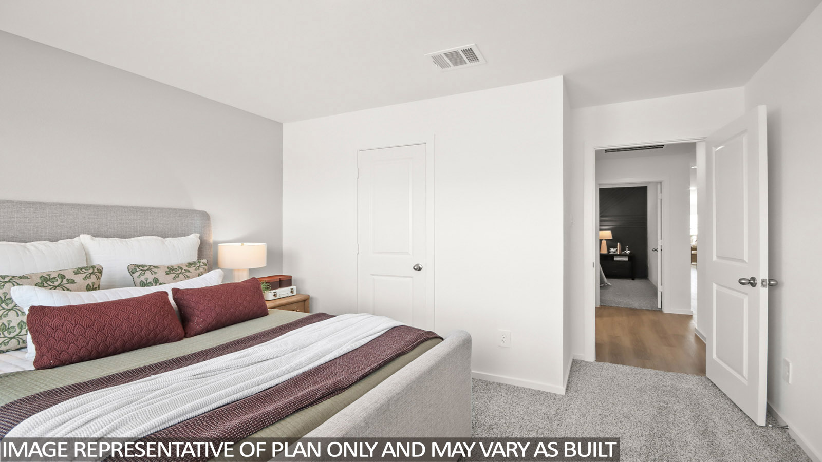 secondary bedroom with bright windows