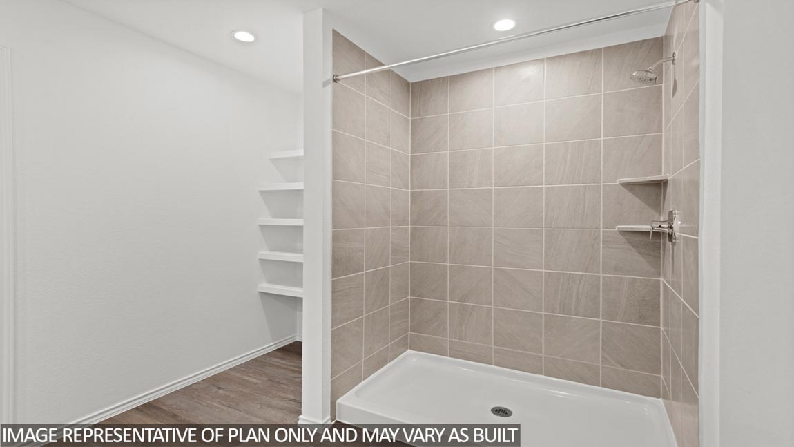 Primary bathroom with stand-alone shower
