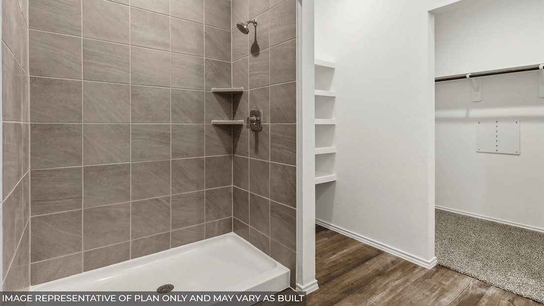Primary bathroom with stand-alone shower