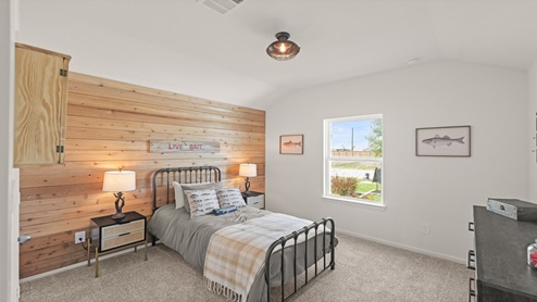 secondary bedroom with bright window