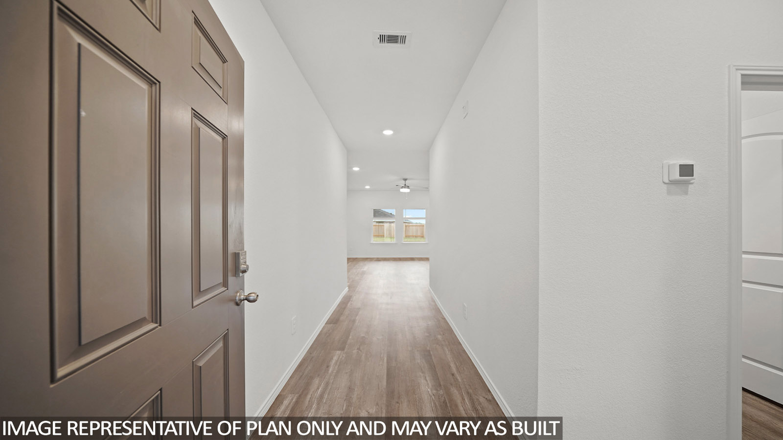 foyer with vinyl flooring