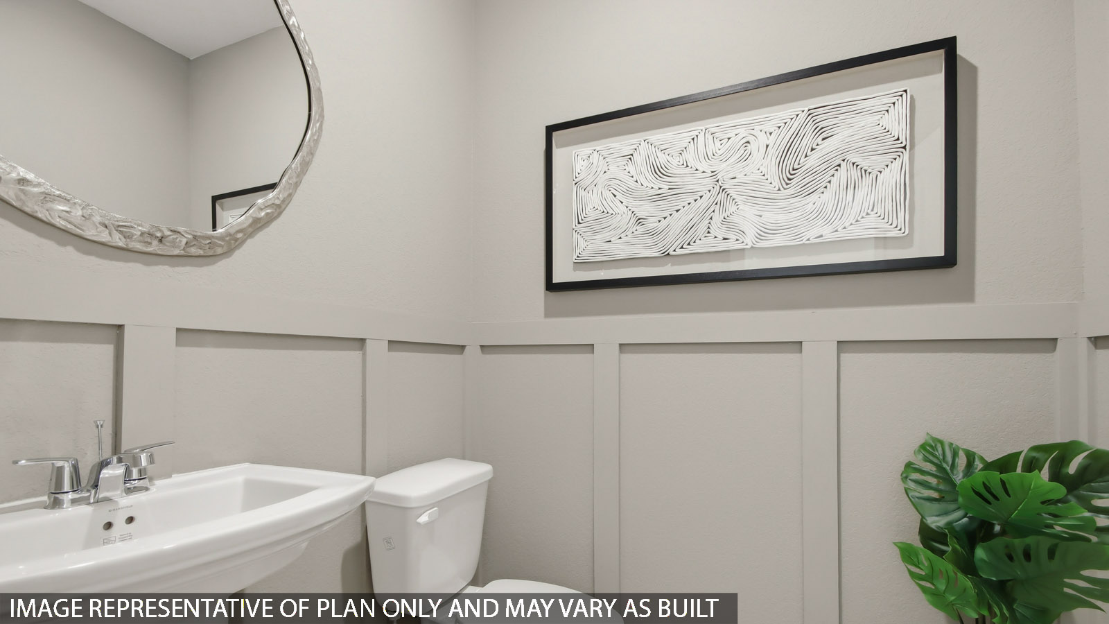 half bath with vinyl flooring