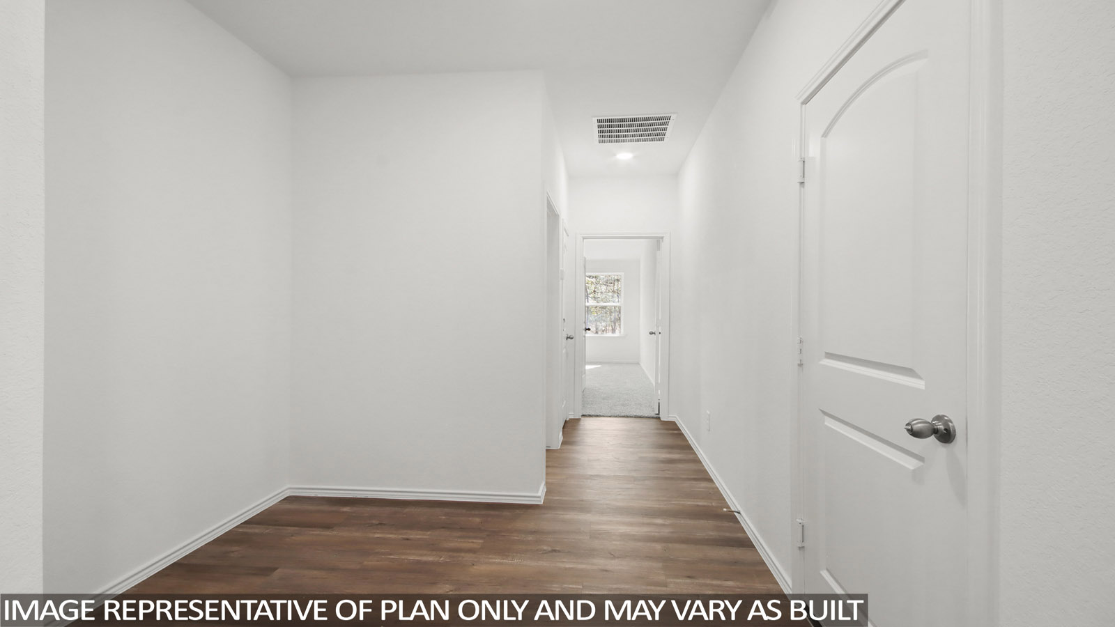 foyer with vinyl flooring