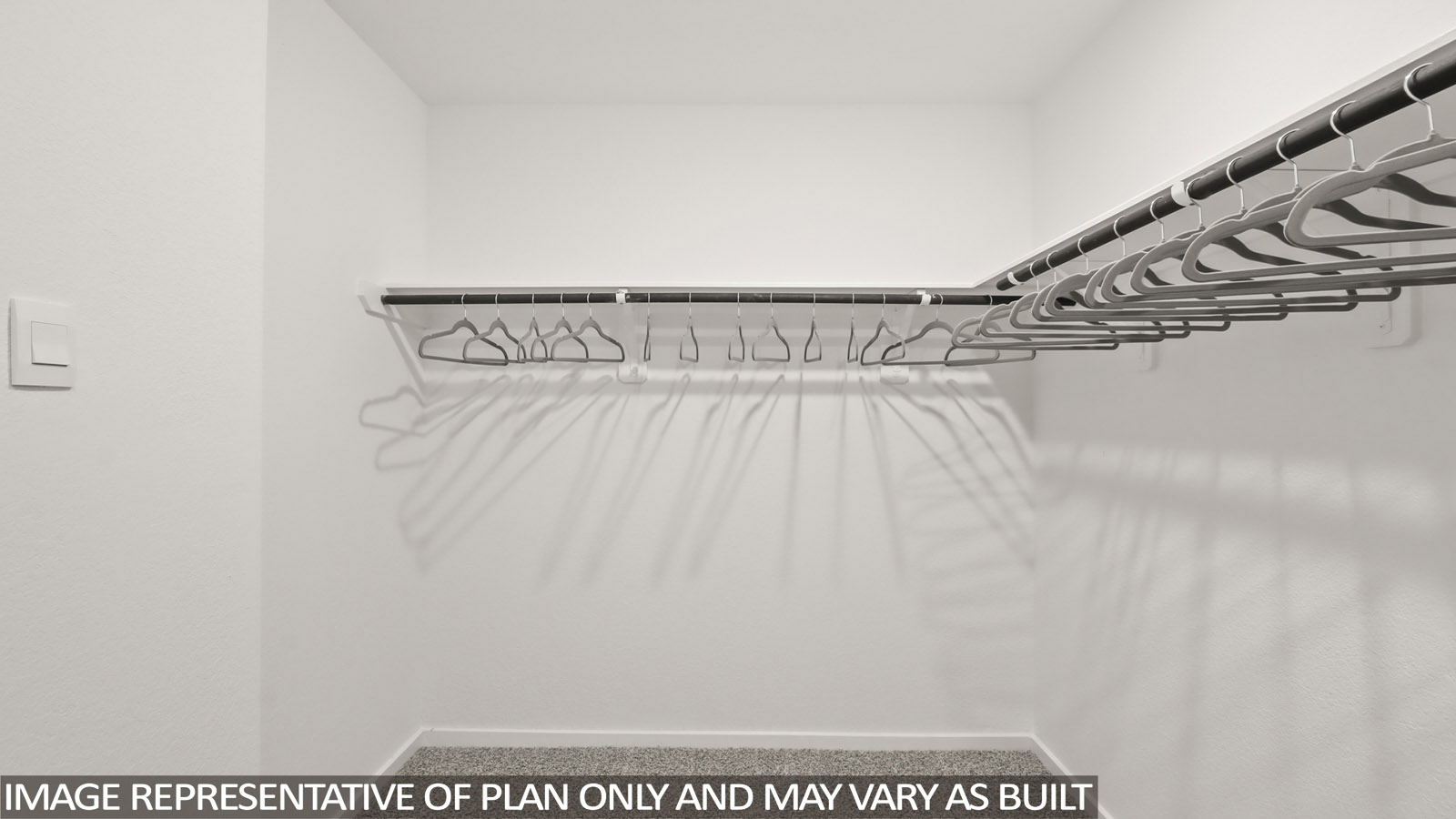 walk in closet with carpet flooring