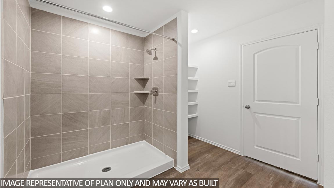 Primary bathroom with shower