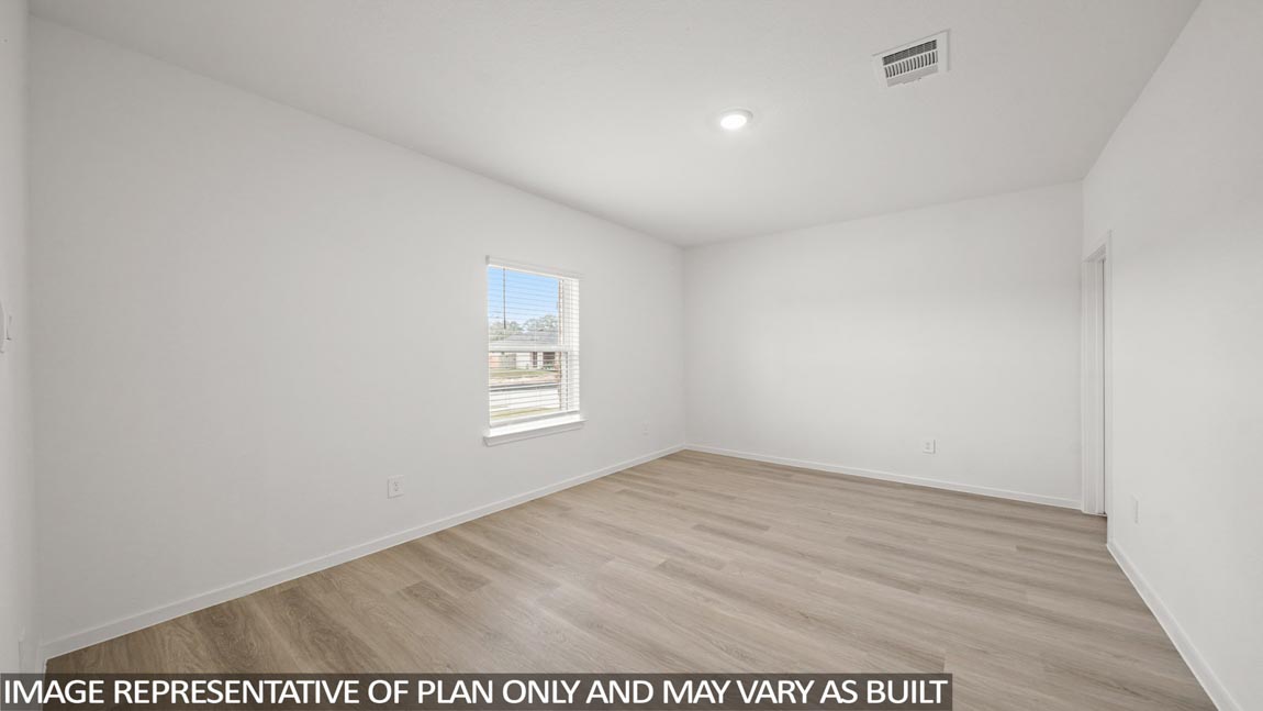 Dining area with vinyl flooring