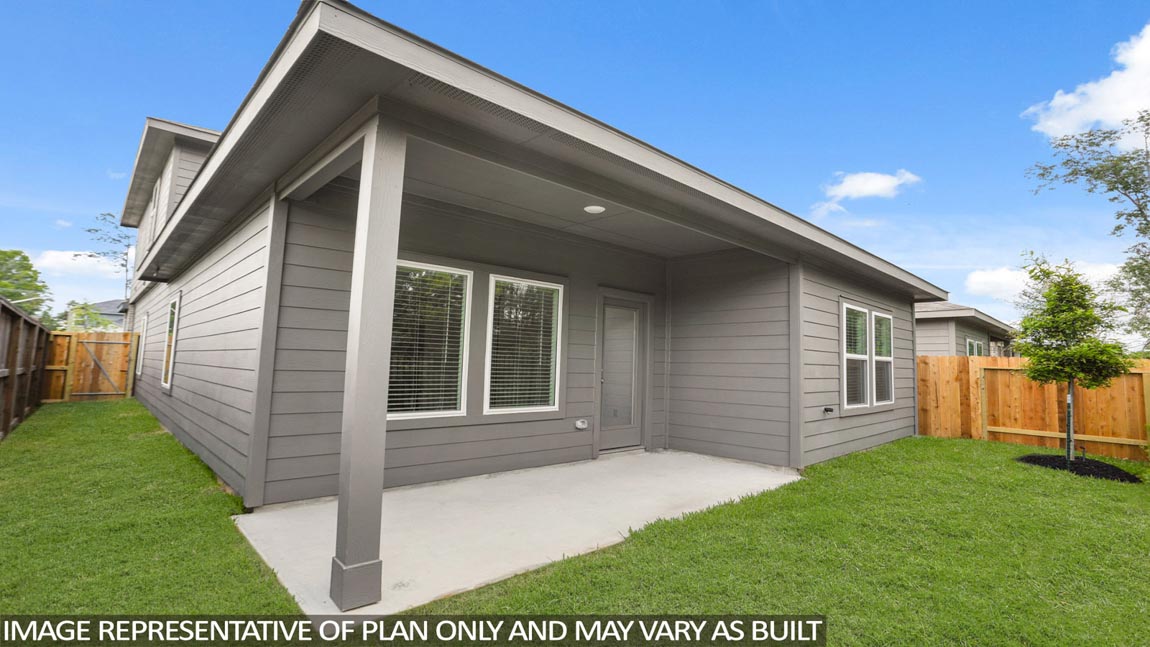 Fully Landscaped backyard