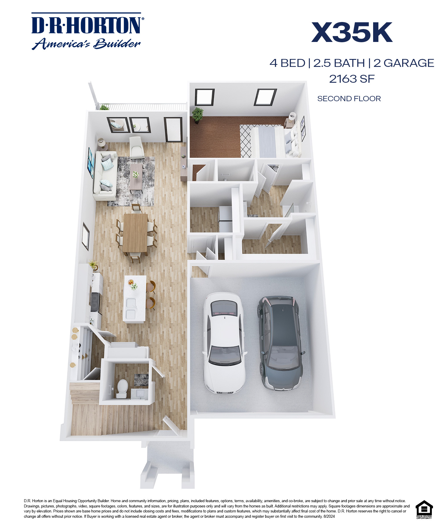 X35K 3D Rendering Flyer First-Story