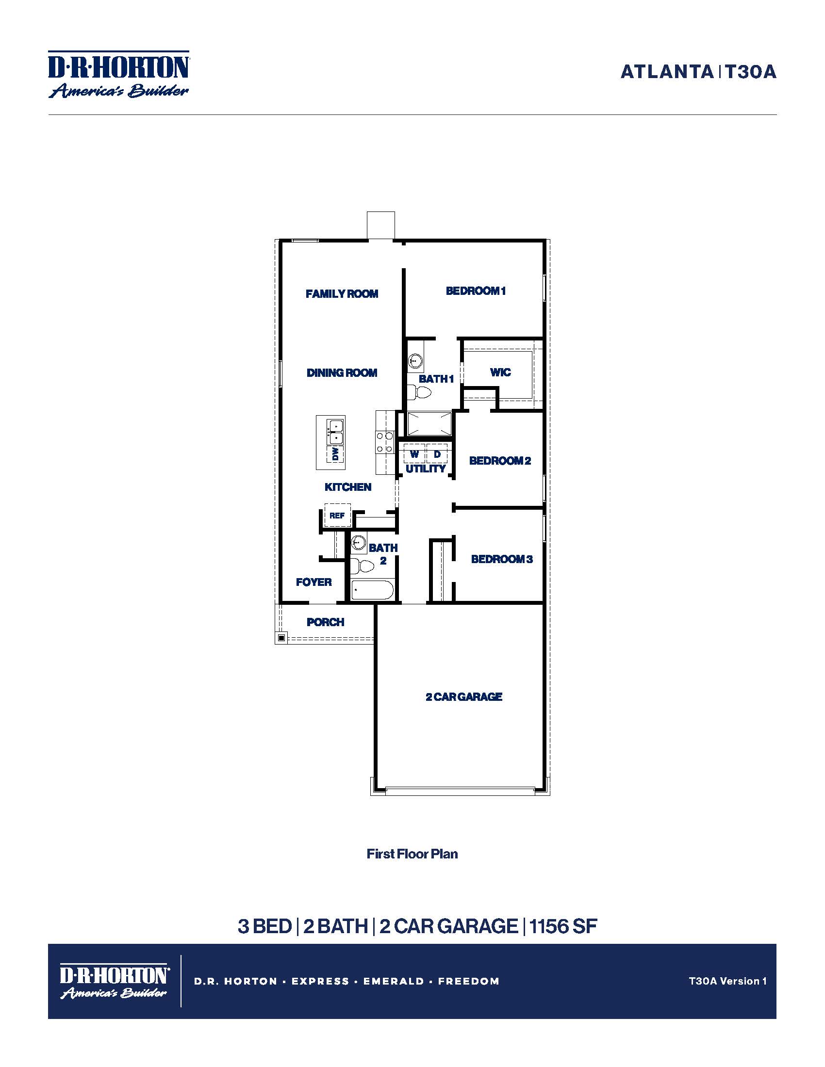 T30A/Atlanta Floor Plan