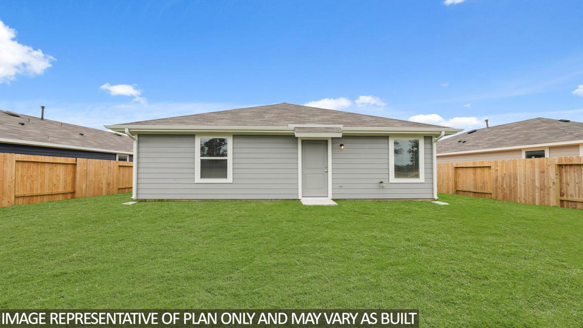 Fully Landscaped backyard