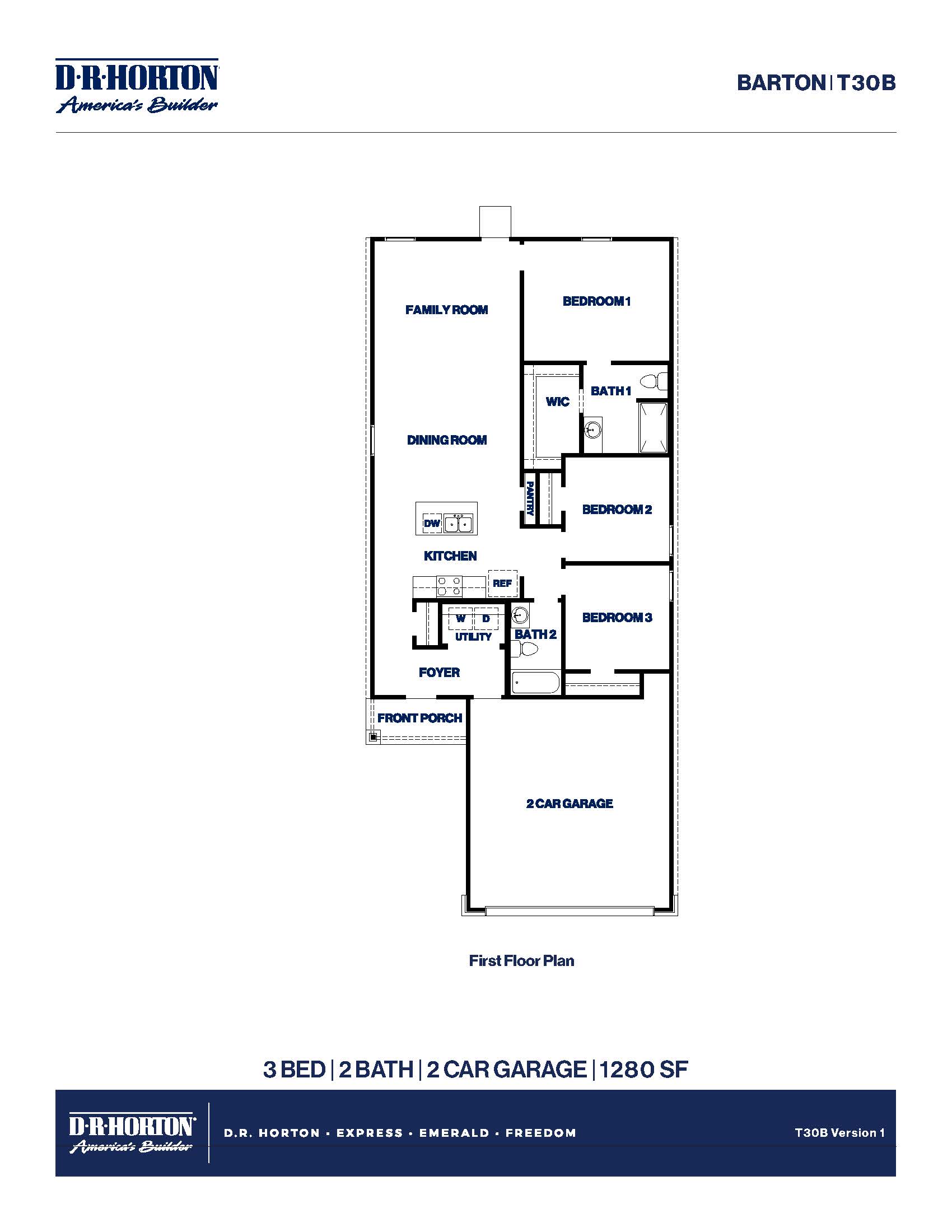 T30B/Barton Floor Plan