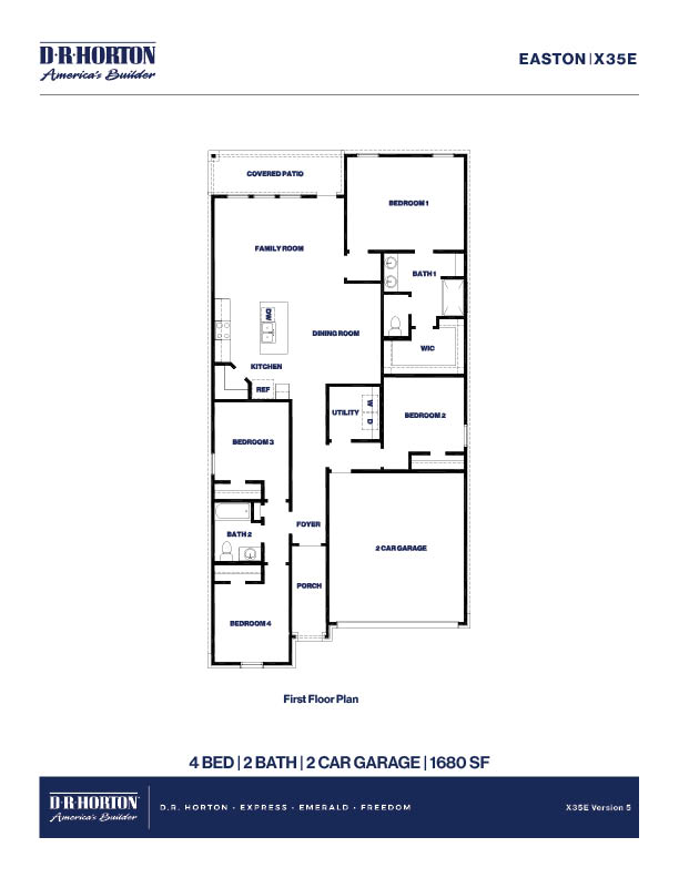 X35E/Easton Floor Plan