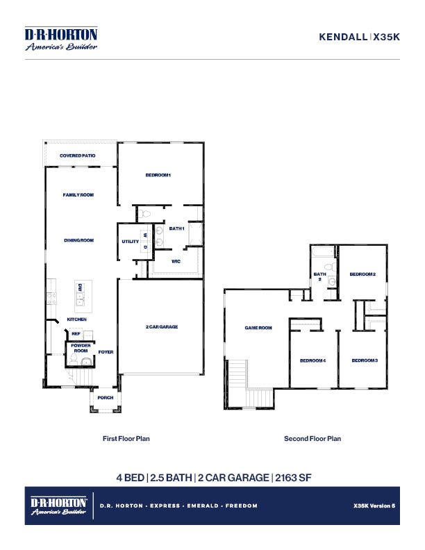 X35K/Kendall Floor Plan