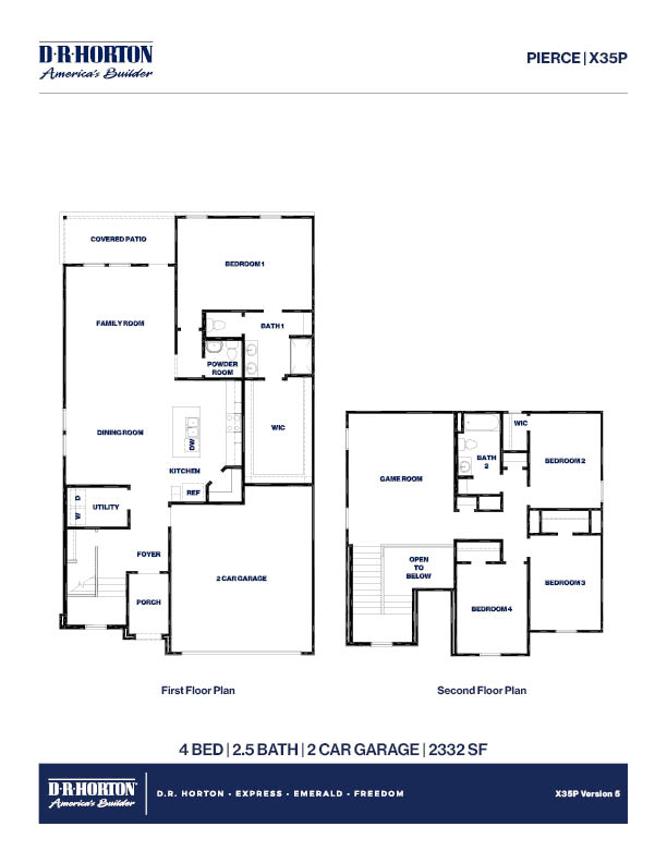 X35P/Perry Floor Plan